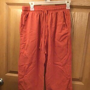 Burnt Orange Bermuda Pants